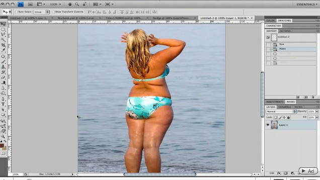 Photoshop: Virtual Weight Loss (HD) / Виртуальная потеря веса